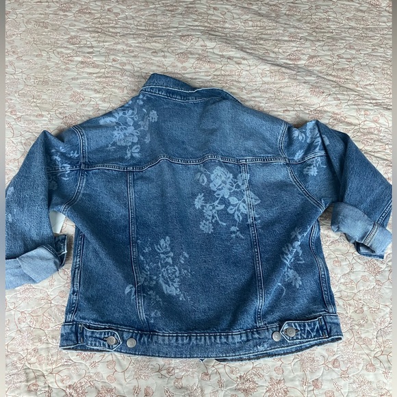 NWT Lucky Brand Floral Demin Jacket - Picture 2 of 3
